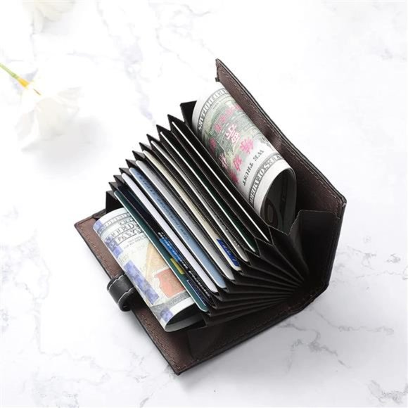 Women's Wallet Multiple Slot Credit Card ID License Card Slim Design New - Picture 4 of 10